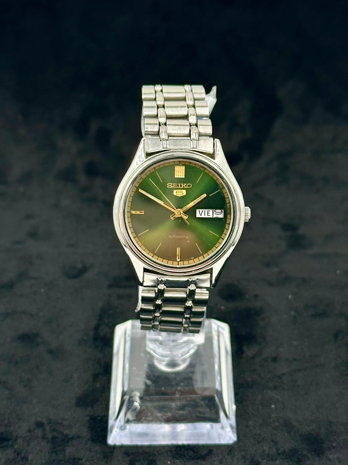 5 Vintage Automático Green Emerald